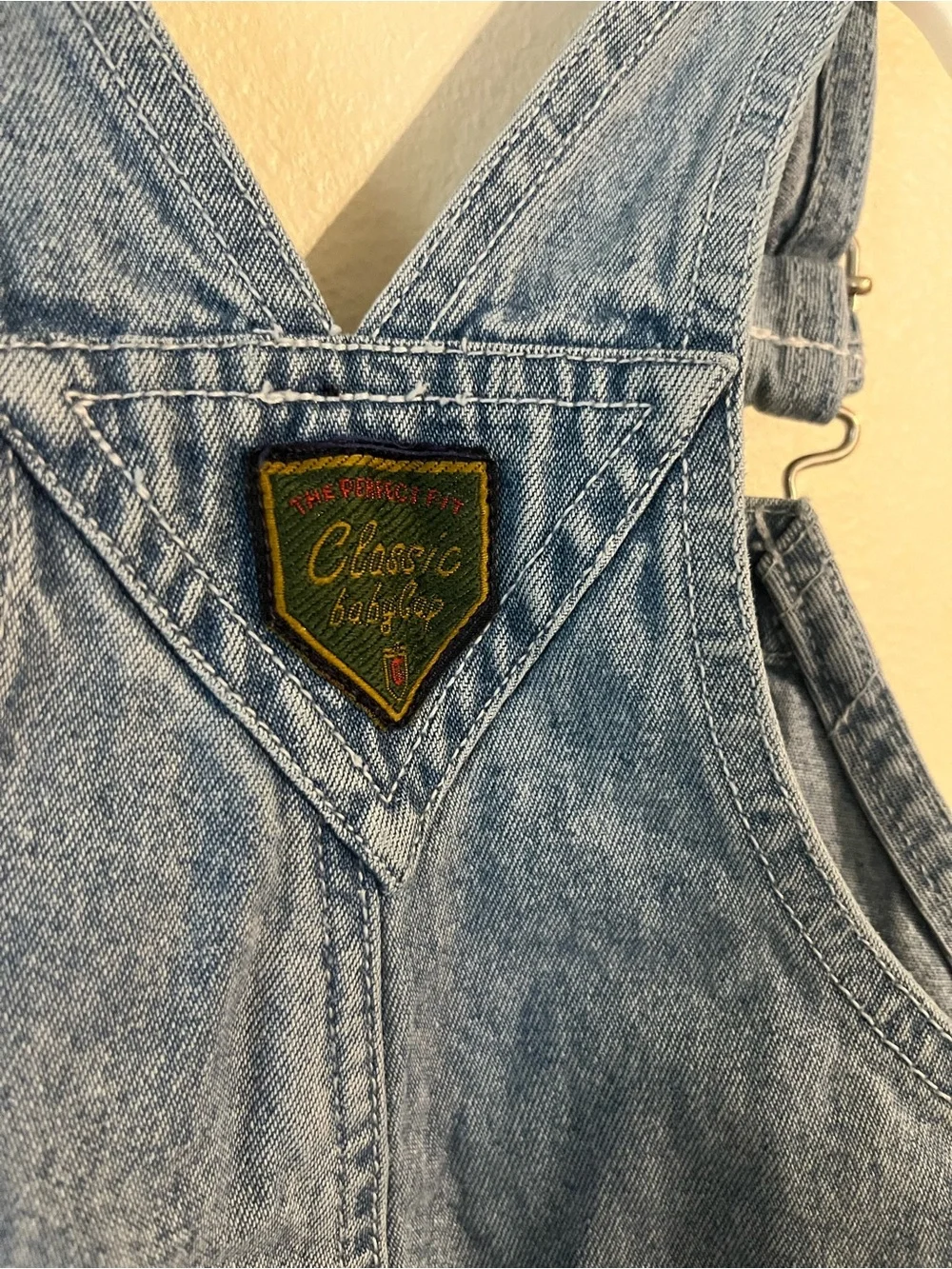 Vintage 1990s Baby Gap Denim Short Overalls Sz 6-12 months